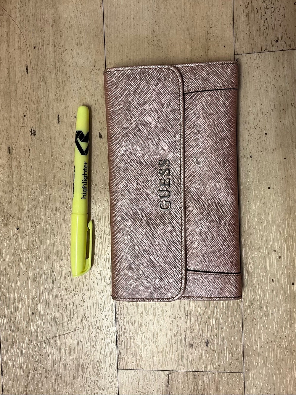 GUESS Rose Gold Women's Wallet - Picture 2 of 3
